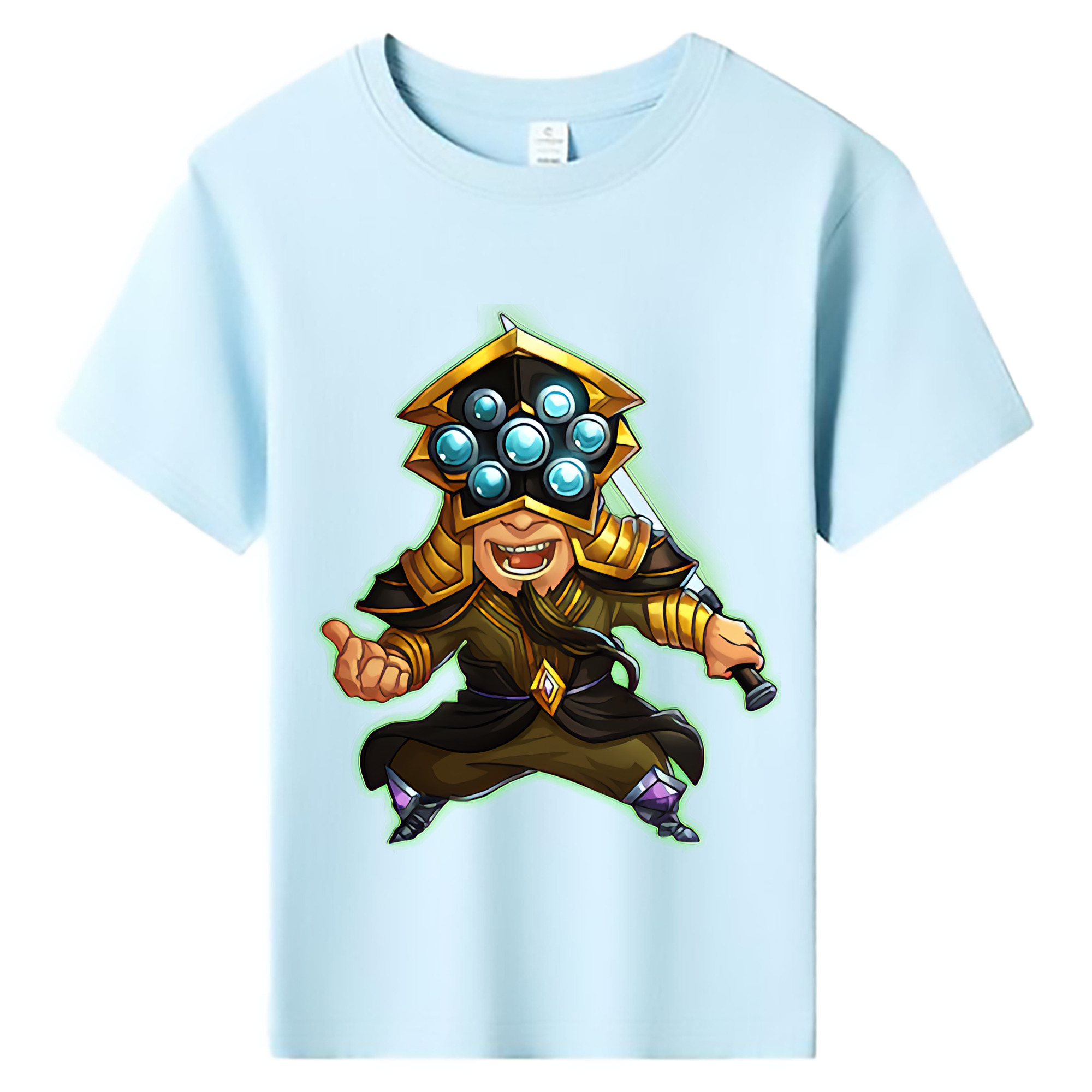 （画像用） リーグ・オブ・レジェンド League of Legends LOL 綿100％キッズTシャツ（フロントプリント）